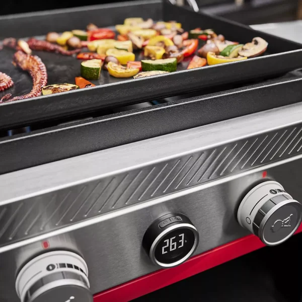 Plancha gaz WEBER 76 cm sur chariot – Image 5