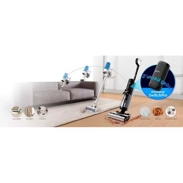 Aspirateur laveur TINECO Floor One Switch S7 Pet – Image 12