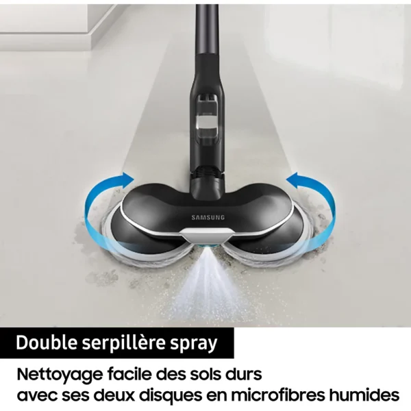 Aspirateur balai SAMSUNG Pack Jet 85 Pet + Double serpillière spray + 2ème filtre – Image 15