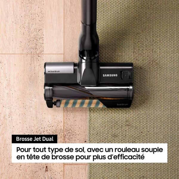 Aspirateur balai SAMSUNG Pack Jet 85 Pet + Double serpillière spray + 2ème filtre – Image 10