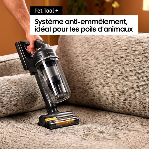 Aspirateur balai SAMSUNG Pack Jet 85 Pet + Double serpillière spray + 2ème filtre – Image 8